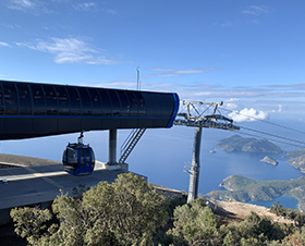 10er Gondelbahn in Babadağ, Türkei