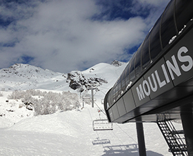 6er Sesselbahn in La Rosière-Moulins Express, Frankreich