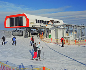 6er Sesselbahn in Rusinski, Polen