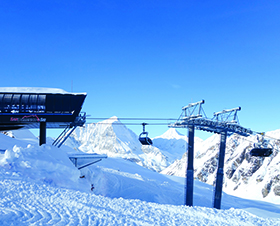 6er Sesselbahn in San Domenico, Italien