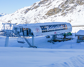6er Sesselbahn in Val Thorens, Frankreich