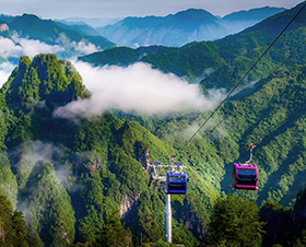 8er Gondelbahn in Chongqing, China