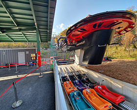 Fixe 4er Sesselbahn in Blackstone, Südkorea