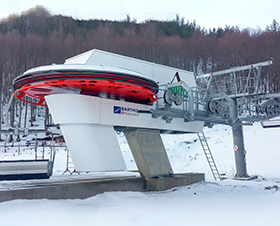 Fixe 4er Sesselbahn in Lorica, Italien