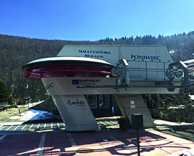 Fixe 4er Sesselbahn in Poniwiec, Polen