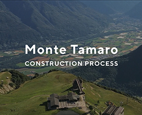 Construction progress at Monte Tamaro