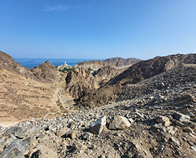 Construction start of the new gondola lift in Muttrah, Oman