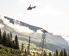 FlemXpress: the towers of the third and fourth sections have been installed