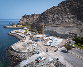Construction update from Muttrah, Oman