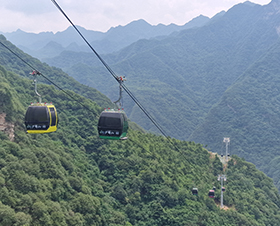 Shao Hua Mountain: The new ropeway is nearing completion!