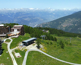 Summer greetings from Thyon – with the La Matze Telemix installation