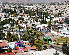 Pendelbahn in Durango, Mexiko