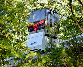 Schrägaufzug in Gdynia, Polen