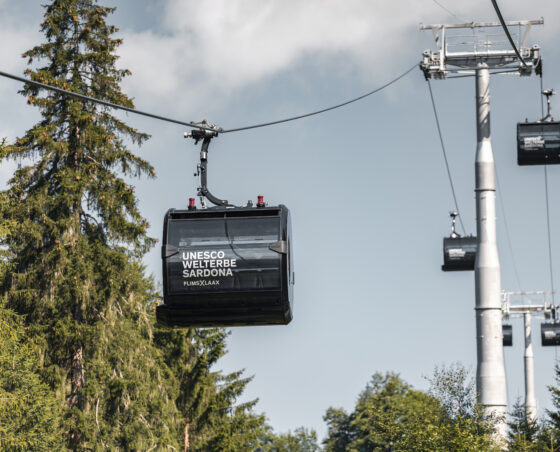 10er Gondelbahn – Ropetaxi in Flims 5. Sektion, Schweiz