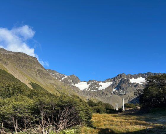 4-seater chairlift in Ushuaia: construction progress at the end of the world