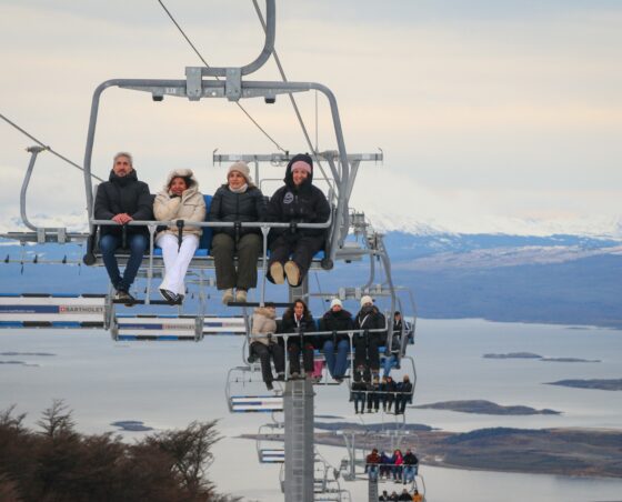 Fixed-Grip 4-Seater Chairlift in Ushuaia, Argentina