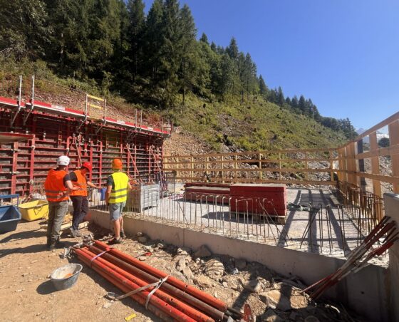 Baufortschritte beim Projekt Wiler–Weissenried