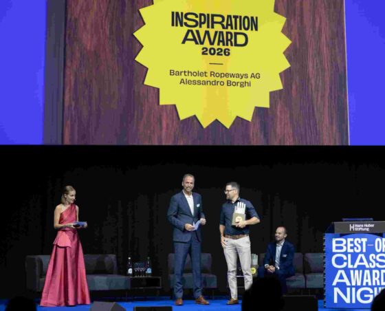 Wir wurden mit dem «Inspiration Award» ausgezeichnet!
